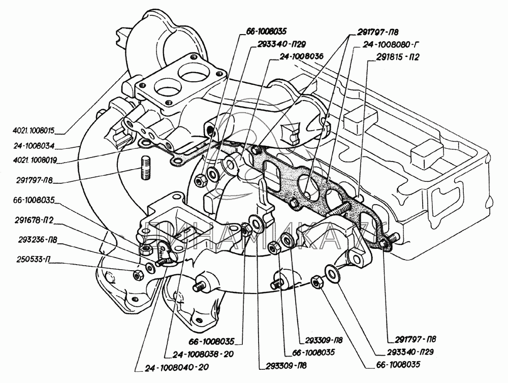 Схема электрооборудования двигателя ЗМЗ-402 ГАЗ 31105