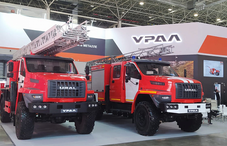 Специальная противопожарная техника повышенной проходимости «Урал» 6х6 и 4х4