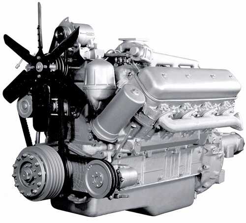 238АК-1000146 Двигатель ЯМЗ-238АК-осн.без КПП, со сц. (235 л.с.) (ЯМЗ)