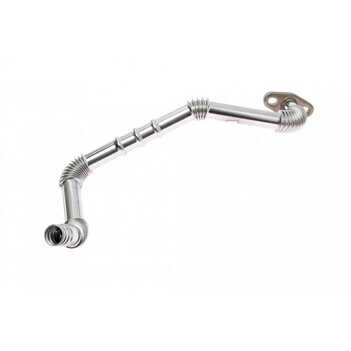 5293677 Трубка КАМАЗ слива масла турбокомпрессора дв.CUMMINS 6ISBe L=360мм (нерж.) МЕТАЛЛОКОМПЕНСАТОР