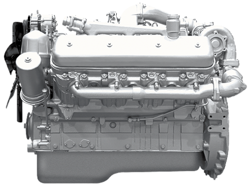 238Д-1000205 Двигатель ЯМЗ-238Д-19 (БЗКТ) без КПП и сц. (330 л.с.) АВТОДИЗЕЛЬ