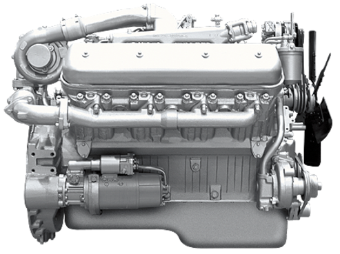 238Д-1000194 Двигатель ЯМЗ-238Д-8 (КрАЗ) без КПП и сц. (330 л.с.) АВТОДИЗЕЛЬ