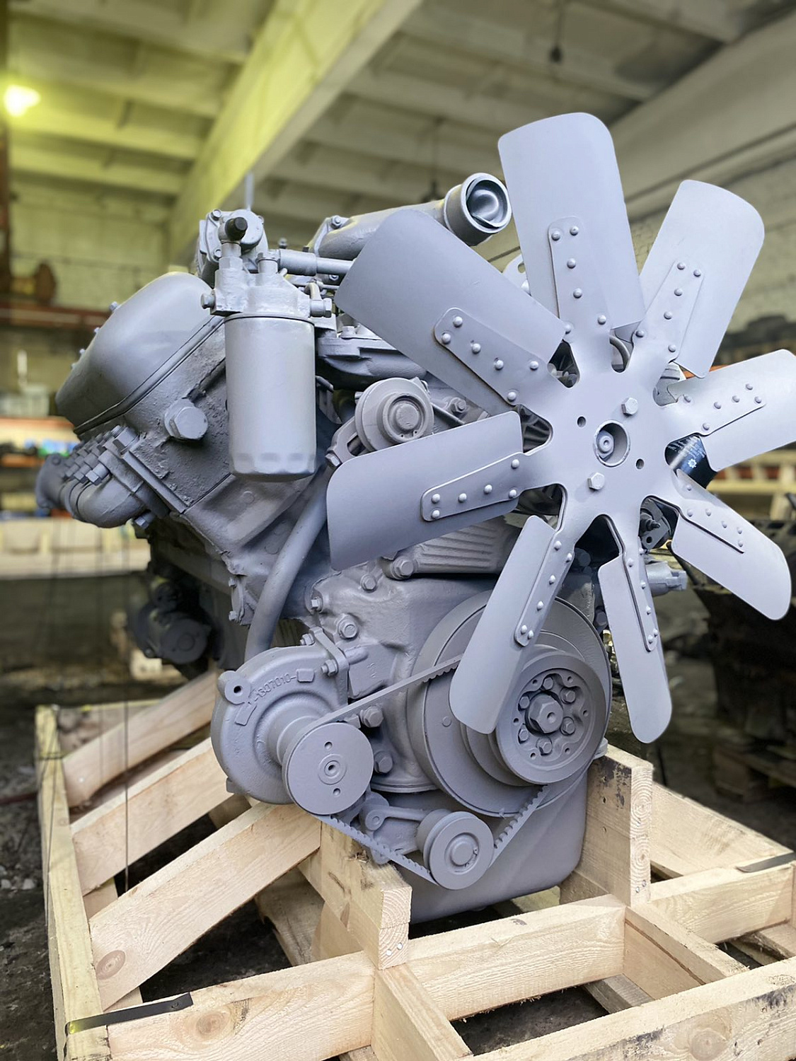 Стенд для ремонта двигателей КаМАЗ ЯМЗ-236 238 (ручной) М-401/СТУ-300