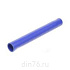 Патрубок МАЗ радиатора подводящий верхний длинный (L=420мм d=42х52) синий силикон