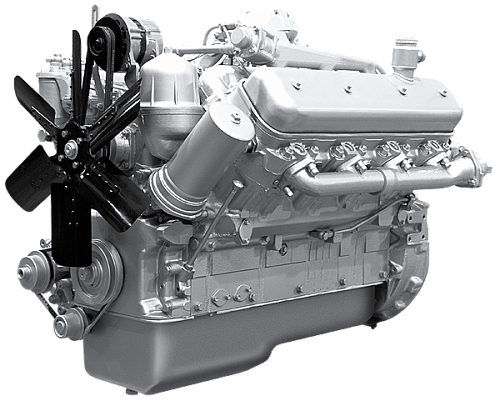 238Д-1000205 Двигатель ЯМЗ-238Д-19 (БЗКТ) без КПП и сц. (330 л.с.) АВТОДИЗЕЛЬ