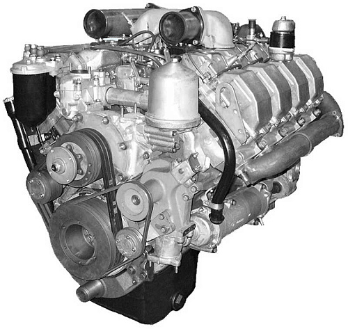 8435.1000175 Двигатель ТМЗ 8435.10 (ОАО "Электроагрегат" г.Курск) без КПП и сц. (440 л.с.) ОАО "ТМЗ"