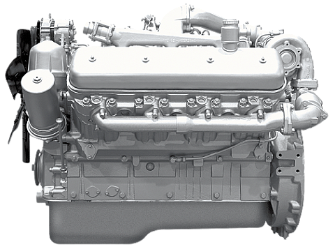 238Д-1000188 Двигатель ЯМЗ-238Д-2 (КрАЗ) без КПП и сц. (330 л.с.) АВТОДИЗЕЛЬ