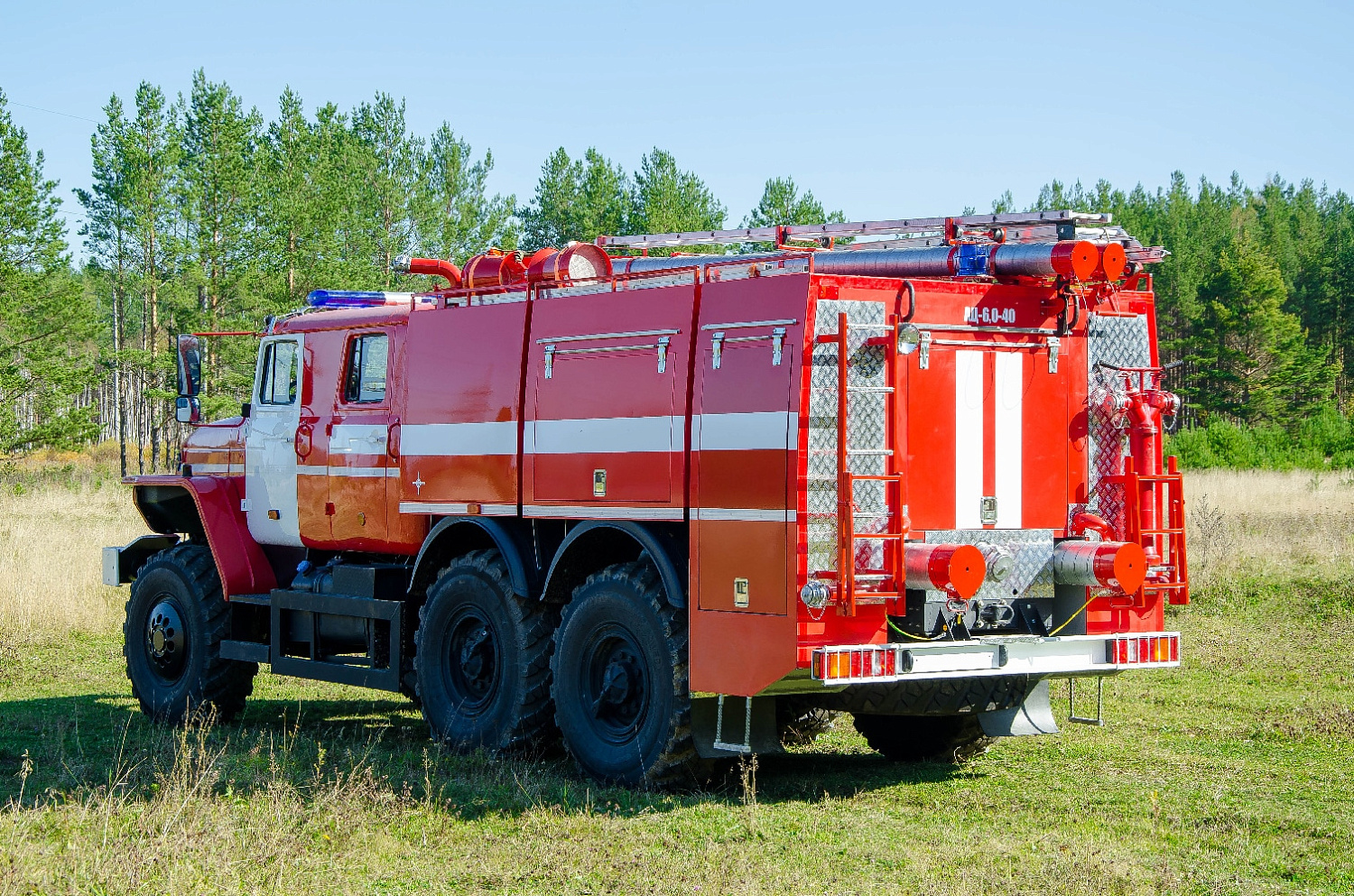 Специальная противопожарная техника повышенной проходимости «Урал» 6х6 и 4х4