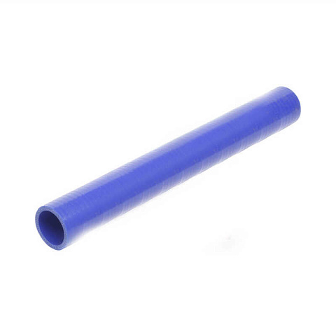 500-1303010-А1 Патрубок МАЗ радиатора подводящий верхний длинный (L=420мм d=42х52) синий силикон