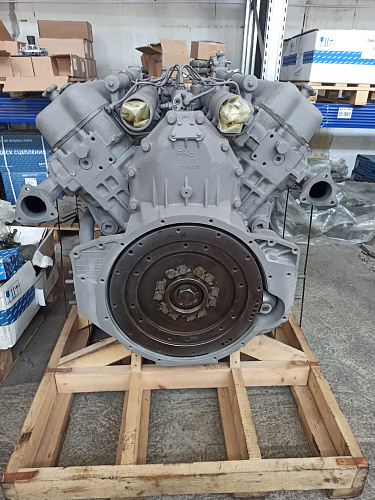 240БМ2-1000190 Двигатель ЯМЗ-240БМ2-4 без КПП и сц., с общ. ГБЦ (300 л.с.) 