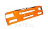 Облицовка буфера КАМАЗ-65115 (рестайлинг) широкая (оранжевый) ТЕХНОТРОН