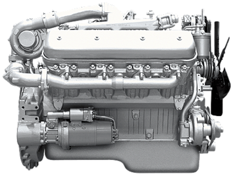 238Б-1000208 Двигатель ЯМЗ-238Б-22 (МоАЗ) без КПП и сц. (300 л.с.) АВТОДИЗЕЛЬ
