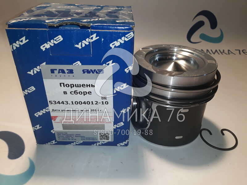 Поршень Газон Некст ЯМЗ-534  ЯМЗ-536   ПАЗ  МАЗ  УРАЛ  CNG в сборе с кольцами и пальцем (ЯМЗ)
