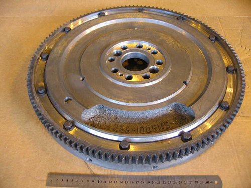 236-1005115-Н Маховик ЯМЗ-236.7601 (132 зуба) под лепестковую корзину АВТОДИЗЕЛЬ