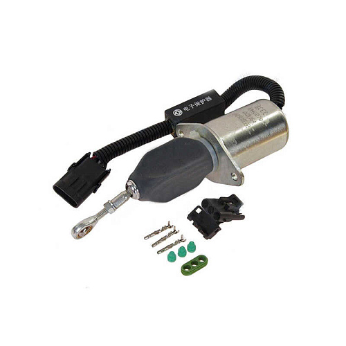 3415706/4942878 Клапан электромагнитный КАМАЗ,ПАЗ дв.CUMMINS 4BT,6BT,6CT отсечки топлива DCEC