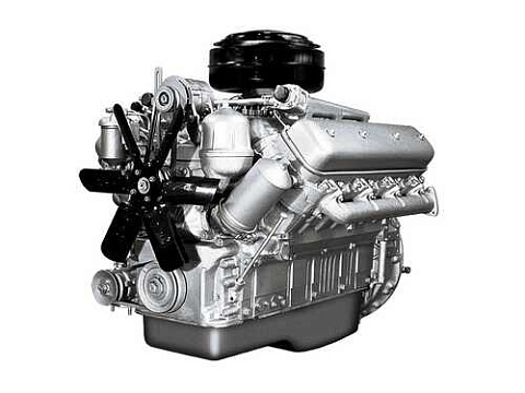 238М2-1000016 Двигатель ЯМЗ-238М2-осн. с КПП и сц. (240 л.с.) (ЯМЗ)