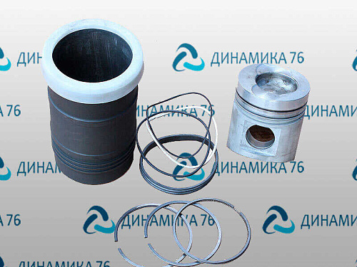 7511.1004005-50 Гильза с поршнем ЯМЗ-7511,236НЕ2 (гильза,порш.,упл/к,п/к) (общ.ГБЦ) (бл. 658-31,656-31) МОТОРДЕТАЛЬ