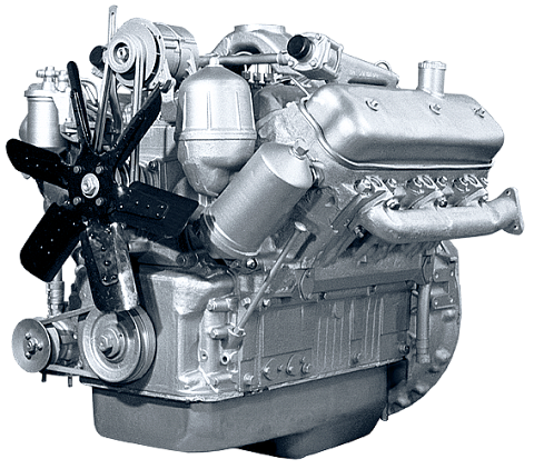 236М2-1000201 Двигатель ЯМЗ-236М2-15 (КРАНЭКС) без КПП и сц. (180 л.с.) АВТОДИЗЕЛЬ