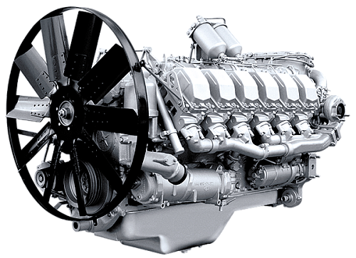 8502.1000186 Двигатель ЯМЗ-8502.10 (ЯСУ500М2) без КПП и сц. (650 л.с.) АВТОДИЗЕЛЬ