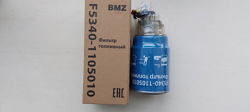 B5340-1105010 Фильтр топливный ЯМЗ-534 грубой очистки со стаканом и подогревом (PL-270) BMZ