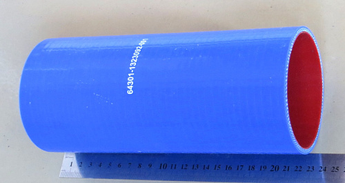 64301-1323092 Шланг МАЗ охлажления наддувного воздуха (L=230мм,d=90) силикон