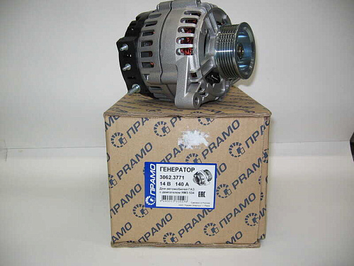 5343-3701010-02 Генератор ЯМЗ-534 ГАЗон Next 14В 140А 3062.3771 ПРАМО-Электро