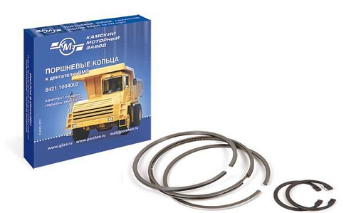 8421-1004002 Кольца поршневые для двигателей ЯМЗ-8401,850,ТМЗ-8421,8424 8421 КМЗ
