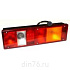 Фонарь задний КАМАЗ,МАЗ,УРАЛ правый со жгутом (вилка СЦАЗ) и боковым габаритным фонарем РУДЕНСК