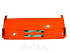 Панель КАМАЗ облицовки радиатора интегральная (рестайлинг) (оранжевый) с кронштейнами ТЕХНОТРОН