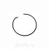 Кольцо ЯМЗ-184 пружинное муфты сцепления (с загибом) АВТОДИЗЕЛЬ