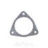 Прокладка КАМАЗ-ЕВРО патрубка теплообменника паронит 0.4мм