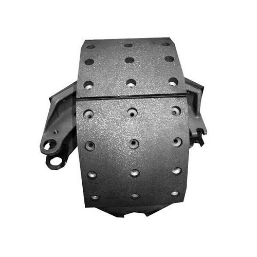 6520-3501090-51 Колодки тормозные КАМАЗ-6520 литые (короткая накладка безасбестовая) (1шт.) ААЦ