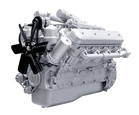 238ВМ-1000146 Двигатель ЯМЗ-238ВМ-осн. (МУРОМТЕПЛОВОЗ) без КПП, со сц. (240 л.с.) АВТОДИЗЕЛЬ