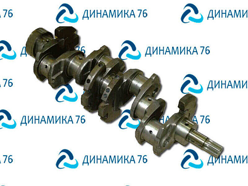 243-1005010 Вал коленчатый МТЗ в сборе с вкладышами в упаковке ,под 2 шпонки, шлиц (7 отверстий) ММЗ