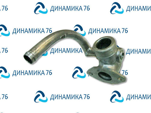 6422-1303240 Патрубок МАЗ от радиатора к водяному насосу металлический