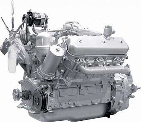 236ДК-1000193 Двигатель ЯМЗ-236ДК-7 (Промтрактор) без КПП и сц. (185 л.с.) АВТОДИЗЕЛЬ