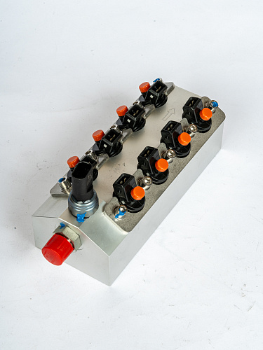 612600191587 Блок газовых форсунок (8 штук ) Weichai WP7NG