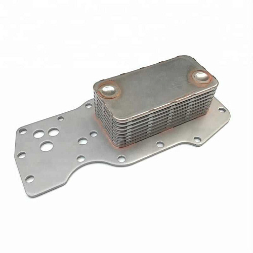 3959031/4896407 Теплообменник КАМАЗ,ПАЗ дв.CUMMINS 6ISBe,6ISDe масляный OE