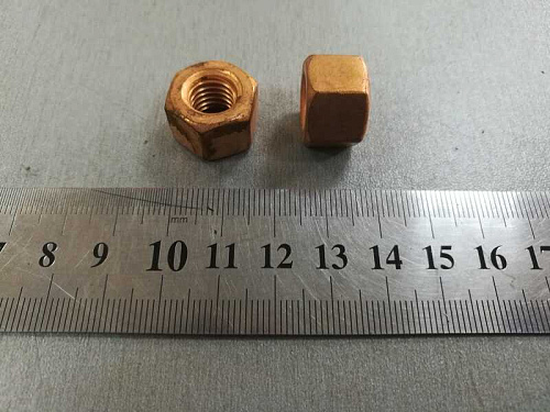 250512-П5 Гайка М10х1.5 ЯМЗ крепления коллектора АВТОДИЗЕЛЬ