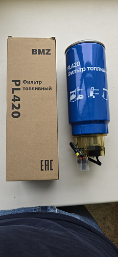 PL420 (F11110) Фильтр топливный КАМАЗ грубой очистки PreLine 420 с подогревом (корпуса) в сборе BMZ