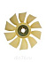 Вентилятор ЯМЗ-7511,238НЕ, БЕ (пластик, белый, внутр. 65 мм, наружный диаметр 600 мм, 10 лопастей