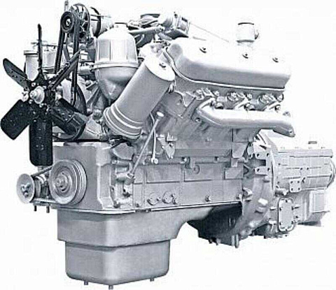 236М2-1000017 Двигатель ЯМЗ-236М2-1 (МАЗ) с КПП и сц. (180 л.с.) АВТОДИЗЕЛЬ