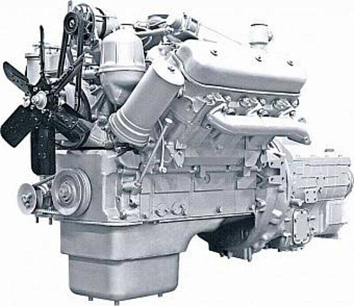236М2-1000020 Двигатель ЯМЗ-236М2-4 (УралАЗ) с КПП и сц. (180 л.с.) АВТОДИЗЕЛЬ