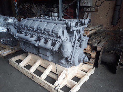 240НМ2-1000186 Двигатель ЯМЗ-240НМ2 без КПП и сц., с инд. ГБЦ (500 л.с.)