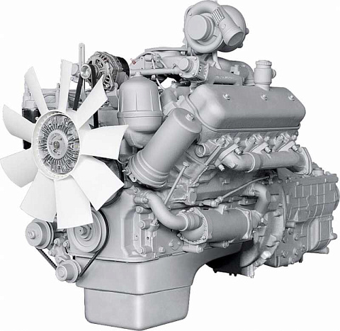 236НЕ2-1000024 Двигатель ЯМЗ-236НЕ2-8 (Волжанин) с КПП и сц. (230 л.с.) АВТОДИЗЕЛЬ