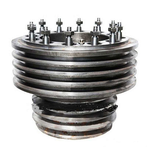 238АК-1005060 Шкив (9-ти руч.)(В сборе) передний коленвала двигателя ЯМЗ-238АК (Дон-1500Б)