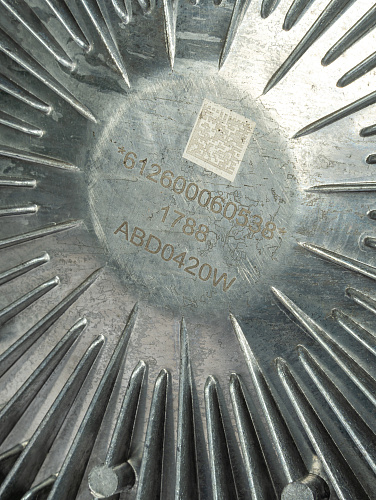 612630060538 Вискомуфта SHACMAN SHAANXI дв.WP12 привода вентилятора (без крыльчатки)