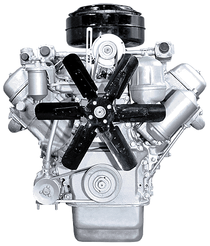 238М2-1000190 Двигатель ЯМЗ-238М2-4 (КрАЗ) без КПП и сц. (240 л.с.) АВТОДИЗЕЛЬ