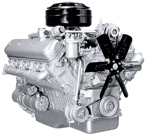 238М2-1000190 Двигатель ЯМЗ-238М2-4 (КрАЗ) без КПП и сц. (240 л.с.) АВТОДИЗЕЛЬ