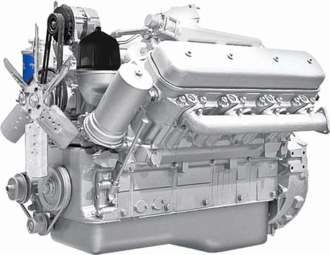 238М2-1000192 Двигатель ЯМЗ-238М2-6 (УралАЗ) без КПП и сц. (240 л.с.) (НЕ ЗАВОД)